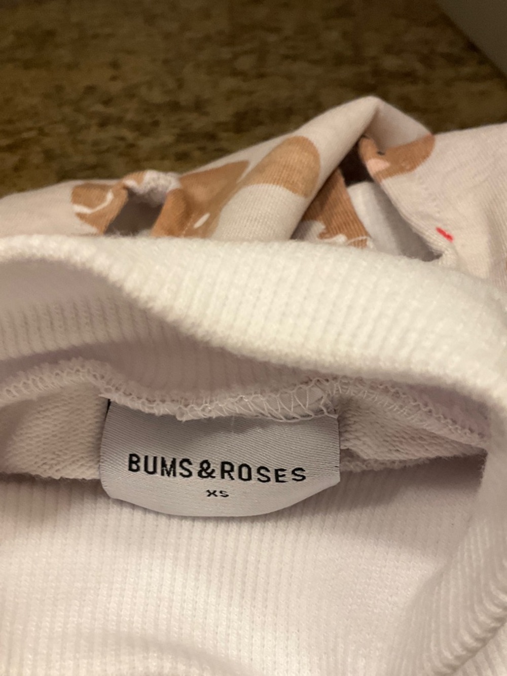Bums & Roses Gingerbread Dog/Pet Sweatshirt - Picture 4 of 4